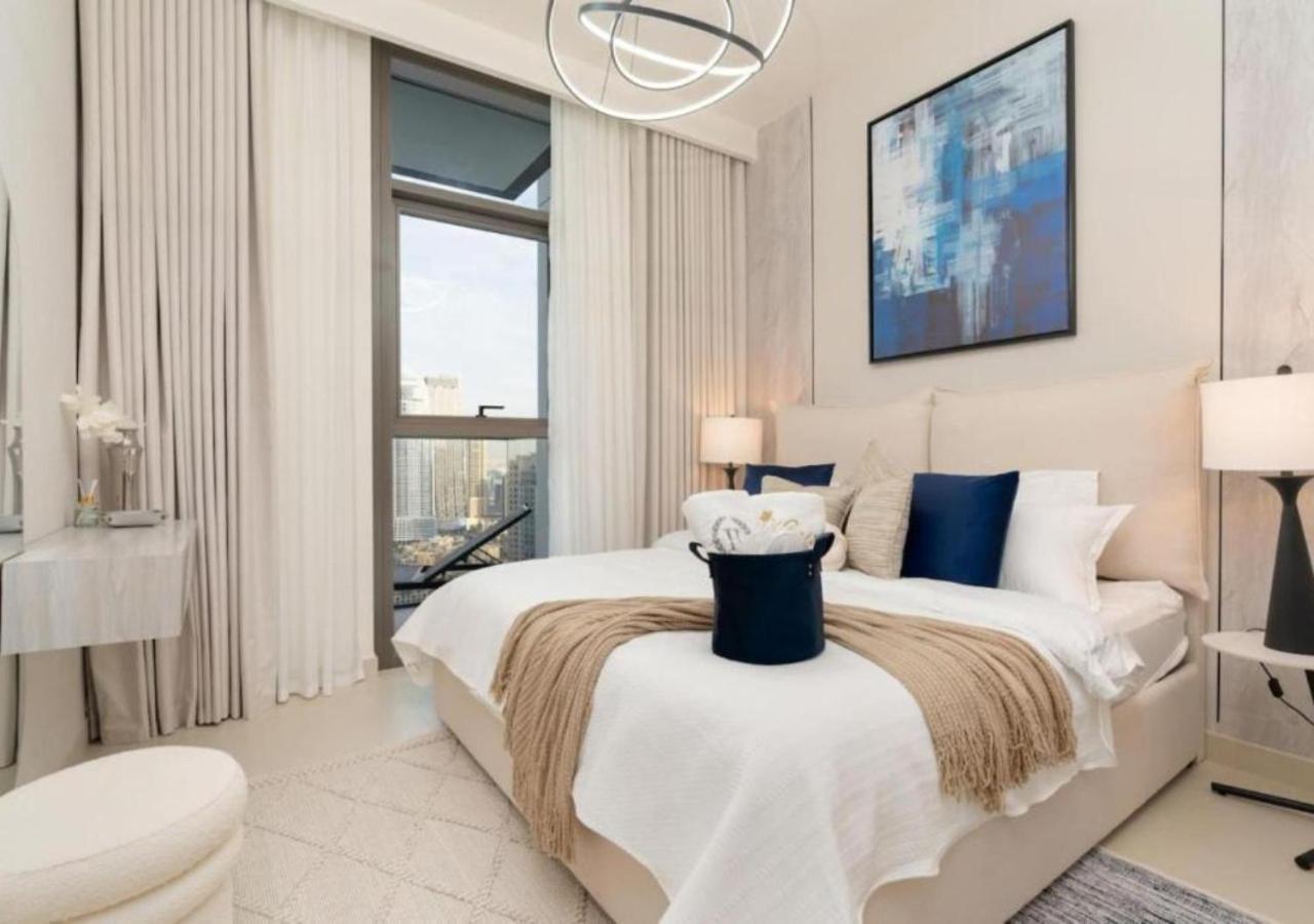 High-Floor 2 Bedroom Premium Apt And Burj Khalifa Views By Vibel Dubai Luaran gambar
