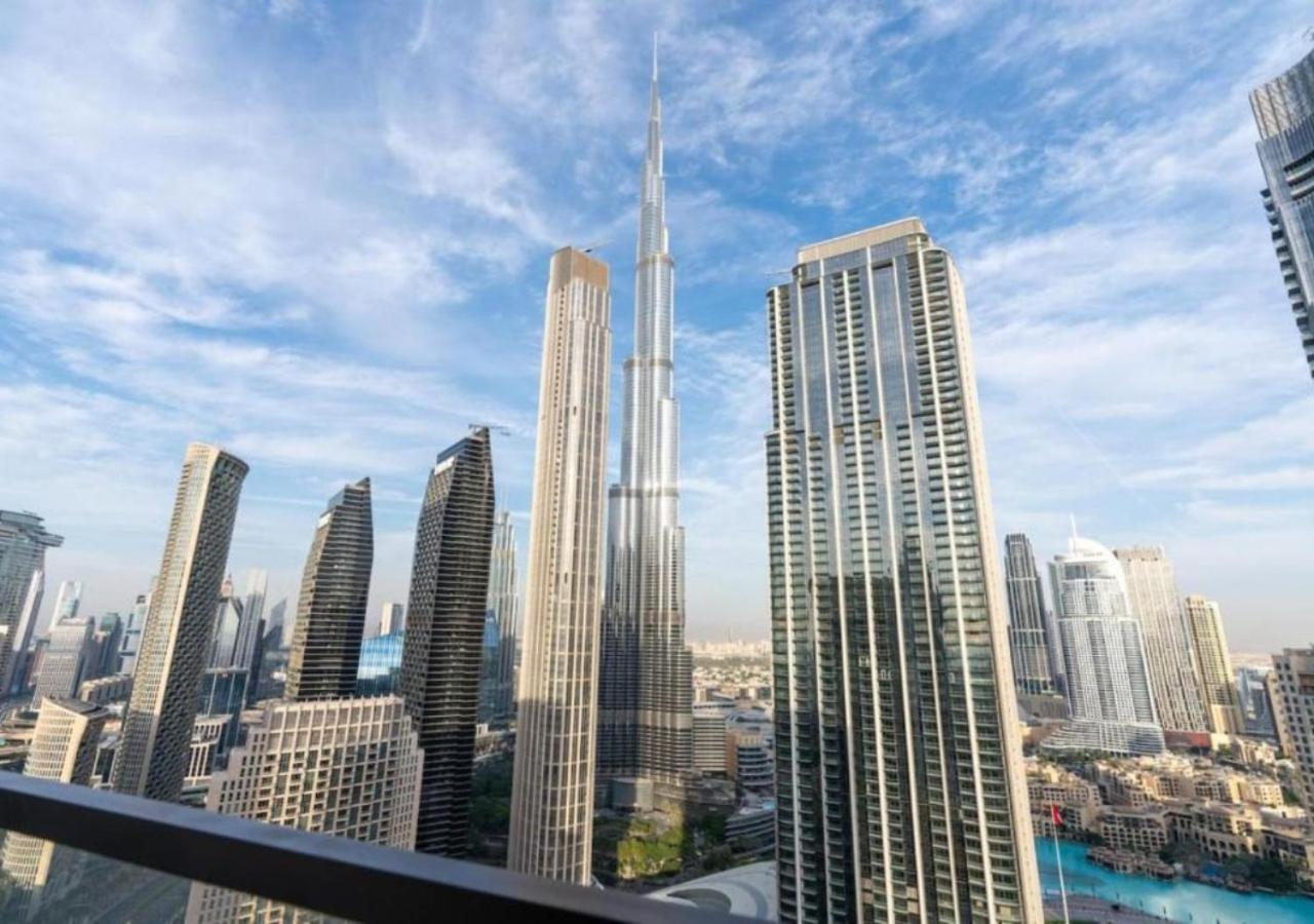 High-Floor 2 Bedroom Premium Apt And Burj Khalifa Views By Vibel Dubai Luaran gambar